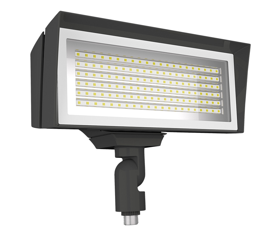 FFLEDM FFLED Field-Adjustable Floodlight, LED Lamp, 120, 208, 240, 277 V, Bronze Housing