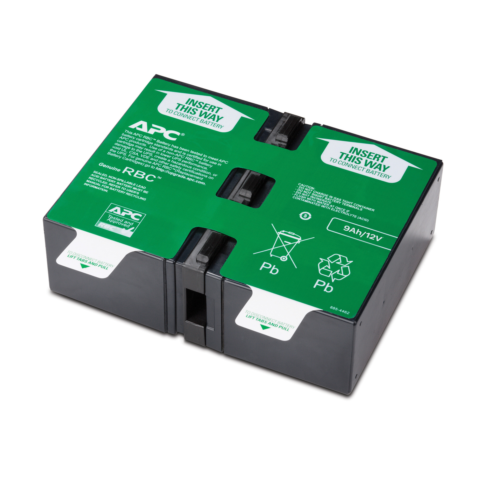 APCRBC124 APC Lead-acid Battery Catridge, For Use With UPS