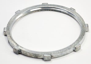 108-DC Bridgeport Conduit Locknut, 3 in, For Use With Rigid Conduit, Die Cast Zinc, Ball Burnished/Mirror Smooth