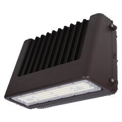 WALPAKC5B/040UNVD8SC2/C1/BZ/P/61833 CCT Selectable Cutoff Medium Housing Wallpack, LED Lamp, 40 W Fixture, 120 to 277 V, Bronze Painted Housing