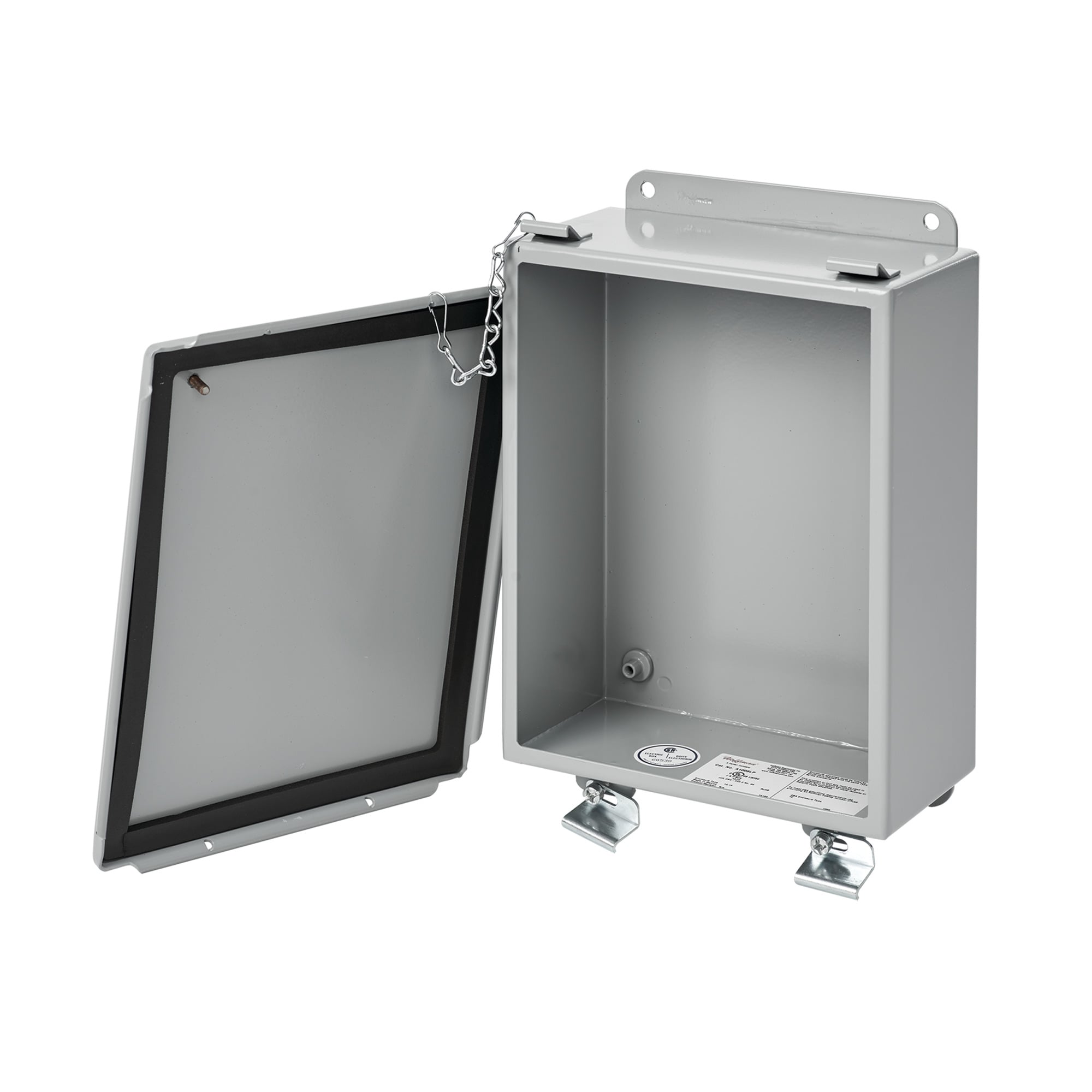 A604LP Junction Box, 6 in H x 4 in W x 3 in D, Lift-Off/Screw Clamp Cover, NEMA 12/13/IP65 NEMA Rating, Steel