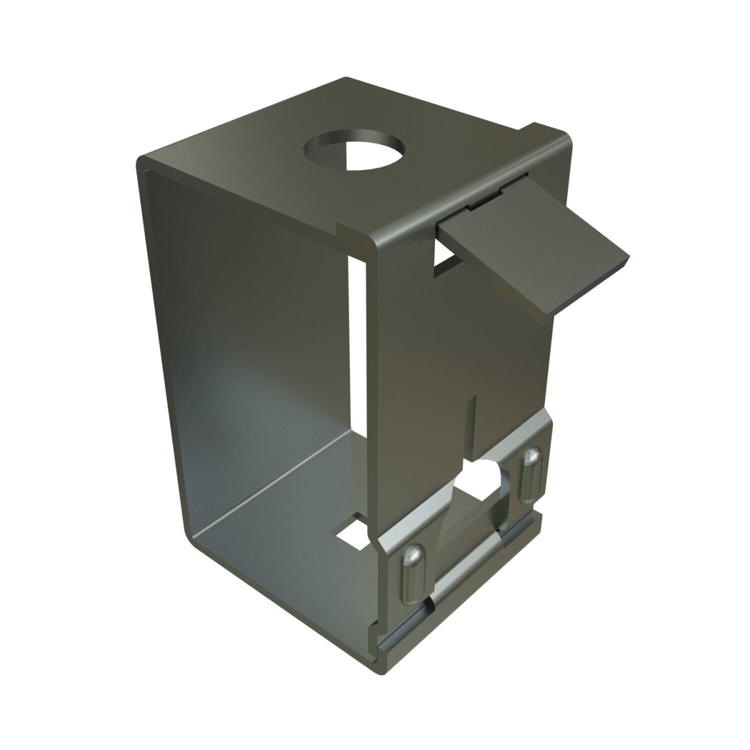 P2855-EG Raceway Hanger, For Use With P1000, P1100, P3000, P3300 Series and 1-5/8 in Channel, Steel, Electro-Galvanized