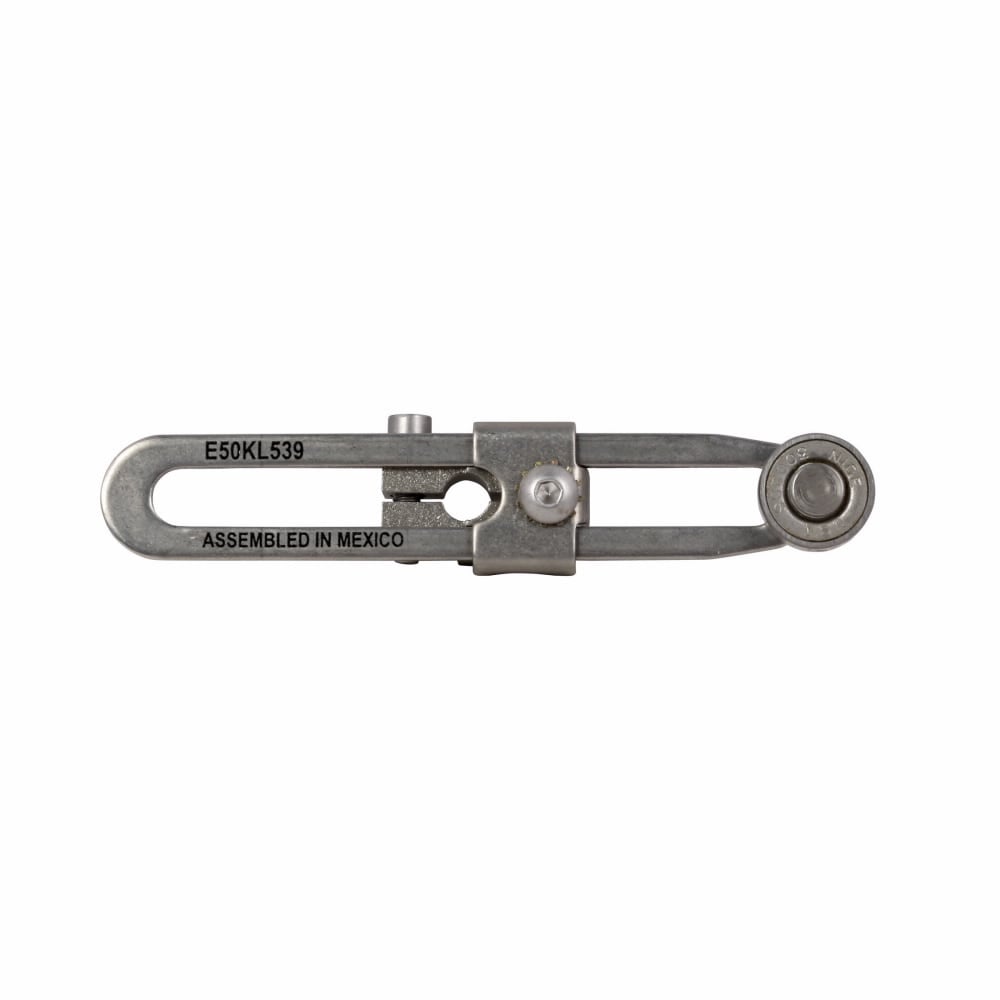 E50KL539 Adjustable Ball Bearing Roller Heavy Duty Plug-In Limit Switch Operator, 1 to 3-3/4 in L, Stainless Steel Roller, Stainless Steel Arm