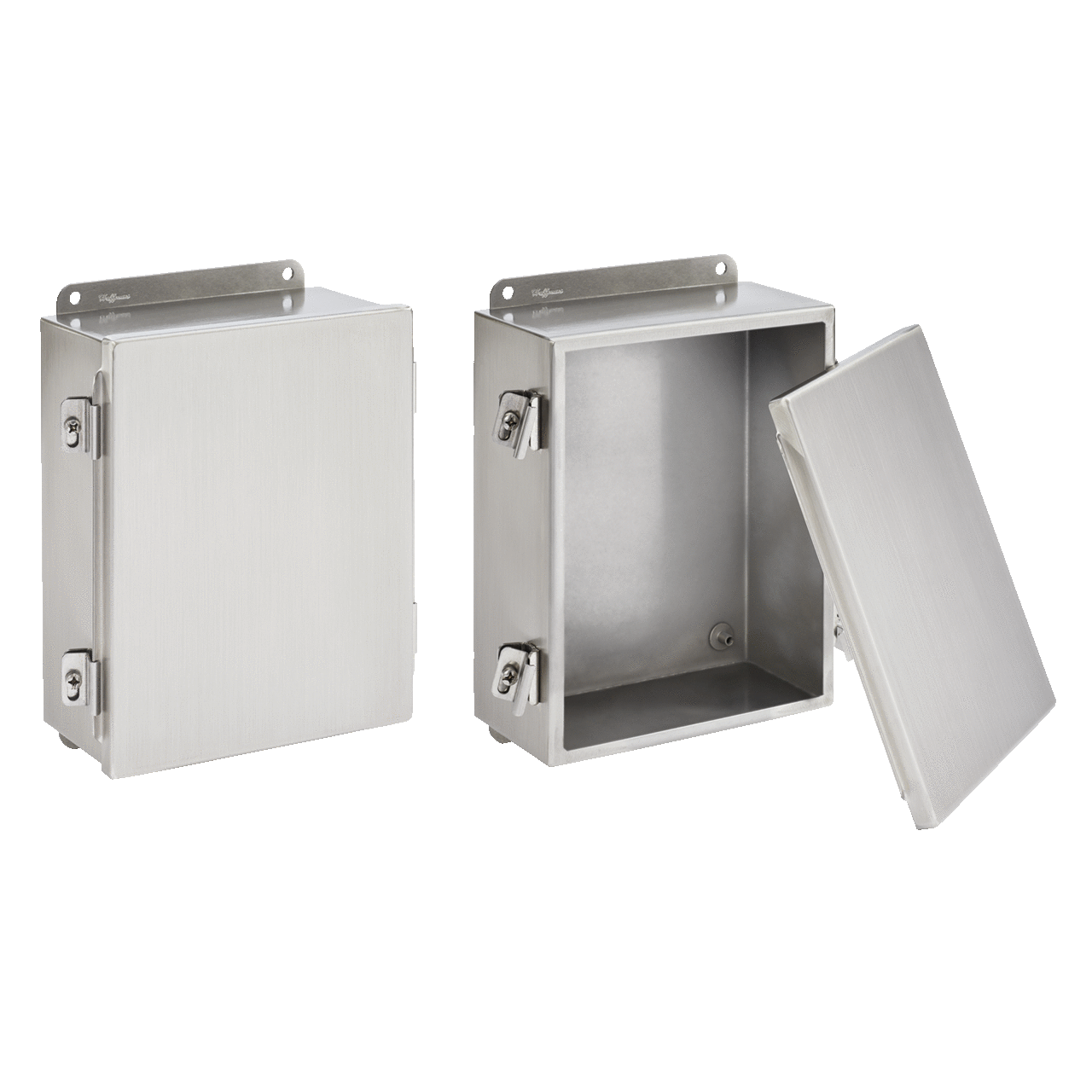 A6044NFSS Junction Box, 6 in H x 4 in W x 4 in D, Screw Clamp/Solid Cover, NEMA 4X/IP66 NEMA Rating, 304 Stainless Steel