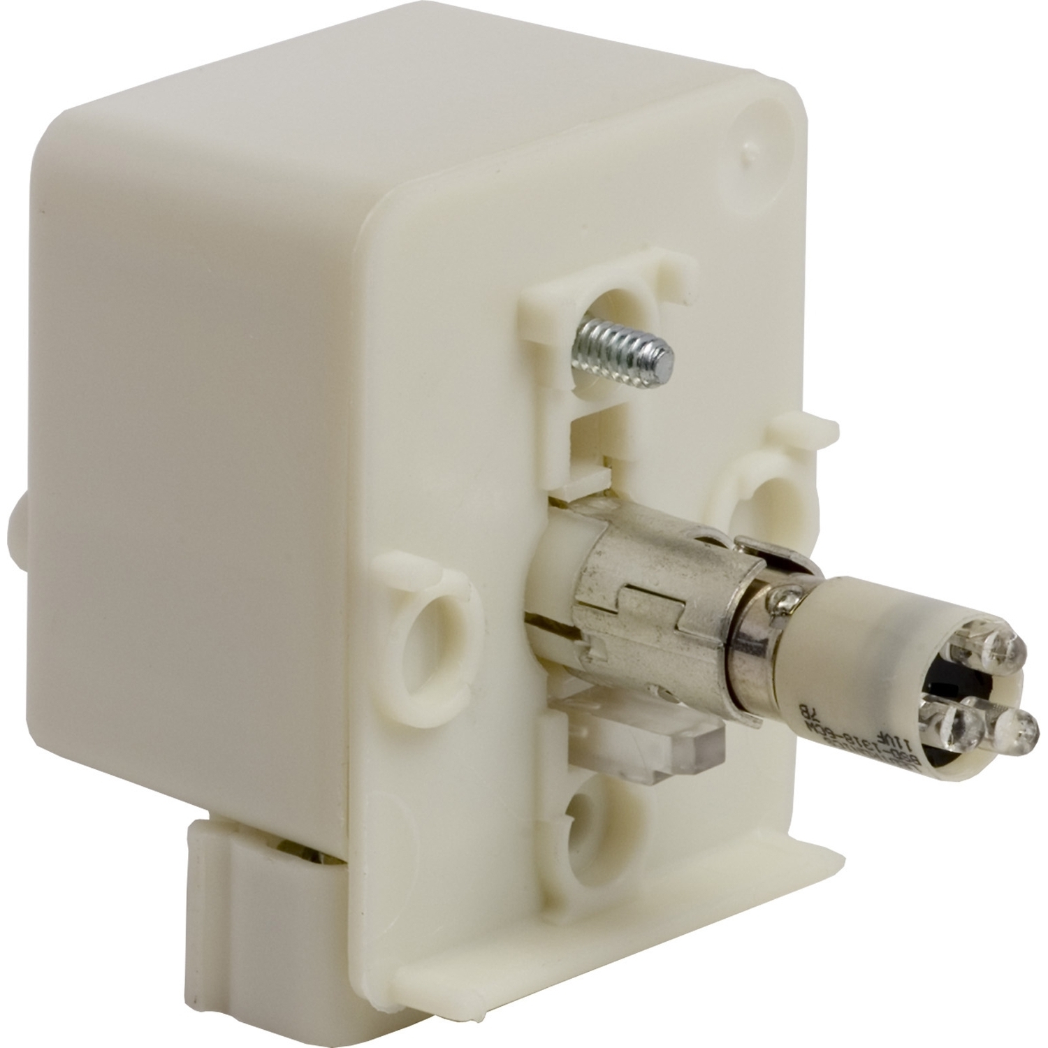 30mm Push Button, Types K, SK or KX, light module, white LED lamp, 120 VAC/VDC