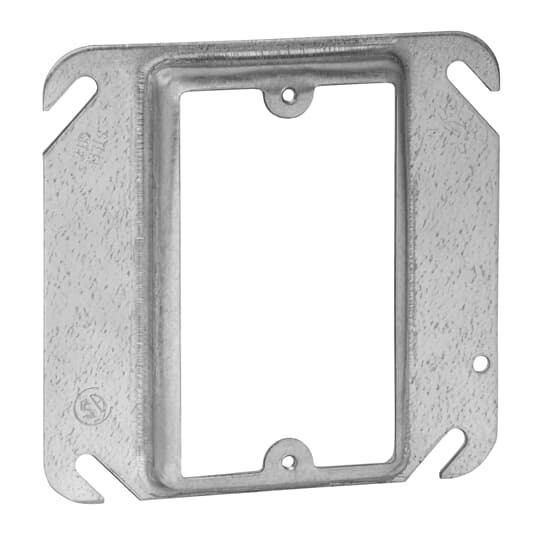 52-C-13 Steel City Device Cover, 4 in L x 4 in W, Steel