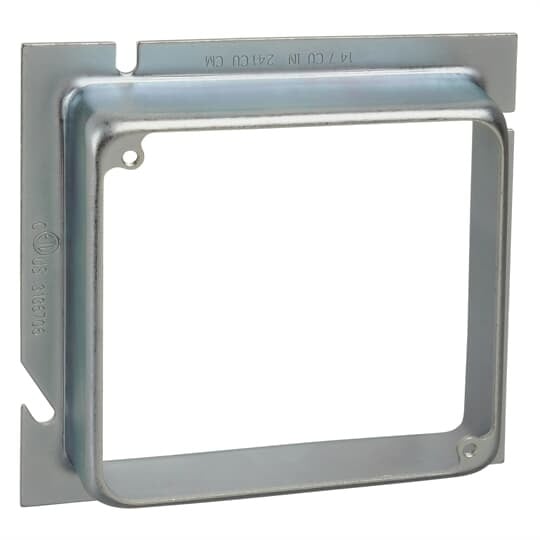 82-52E-1 Steel City 1-Outlet Extension Ring, 5 in L x 5 in W, Steel