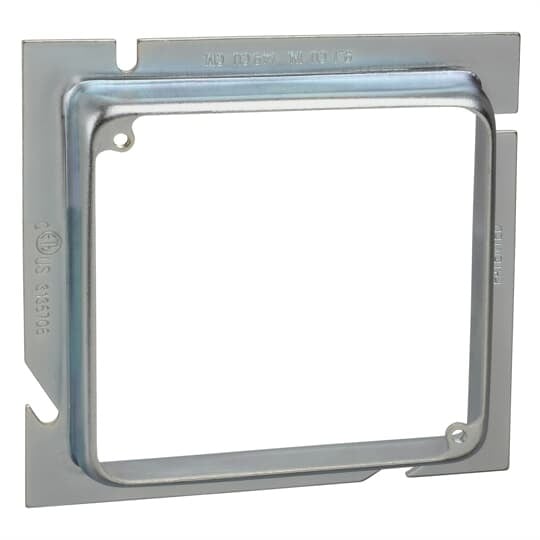 82-52E-5/8 Steel City 1-Outlet Extension Ring, 5 in L x 5 in W, Steel