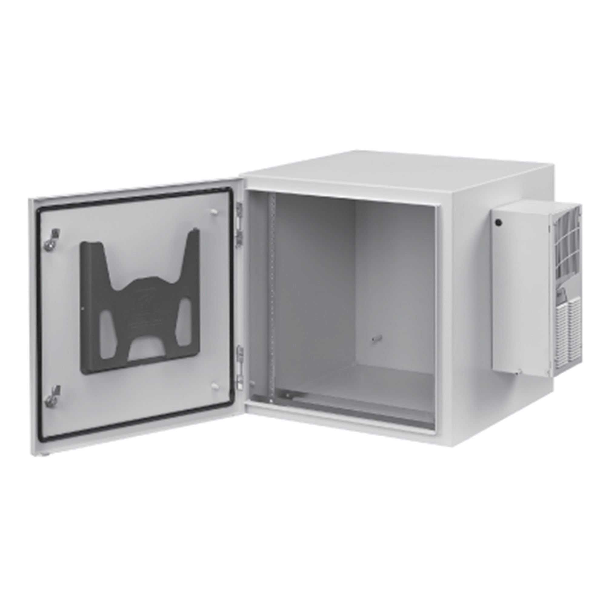 PTRS362424G4A ProTek DWS12 AC Double Hinged Solid Door Electrical Cabinet, 48.54 in L x 23.62 in W x 24.02 in D, NEMA 4/4X/12/IP66/55 NEMA Rating, Steel