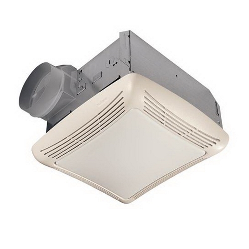 50 CFM, 2.5 Sones. Fan/Light  4" Duct.