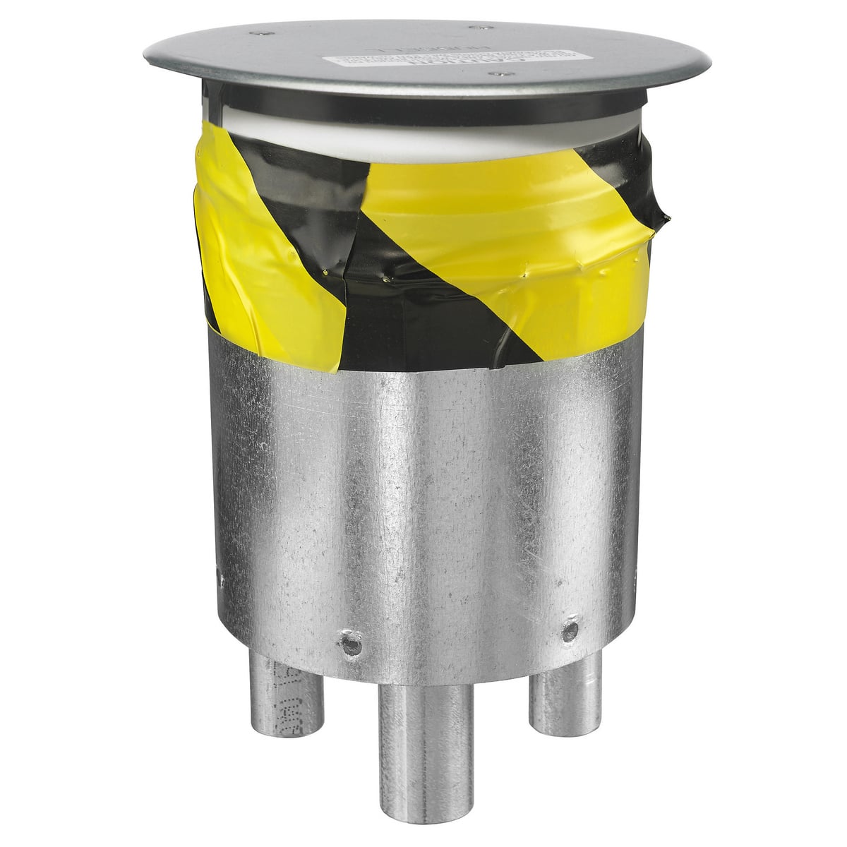S1R4PTFITCHI Recessed Standard Poke-Through Floor Fitting, For Use With Through Floor Delivery Systems, 23.5 cu-in Capacity, 4 in Hole Size, 1/2 and 3/4 in Knockouts, Through Cover Cable Entry