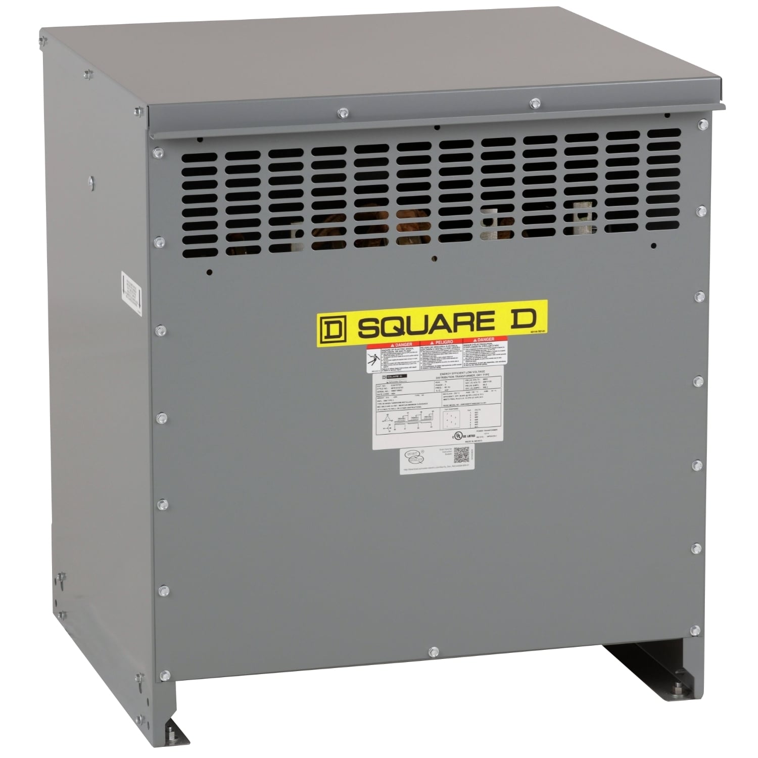 EXN75T3HNLP Energy efficient Low voltage transformer, 480 V delta Primary, 208Y, 120 V Secondary, 75 kVA Power Rating, 60 Hz, 3 Phase