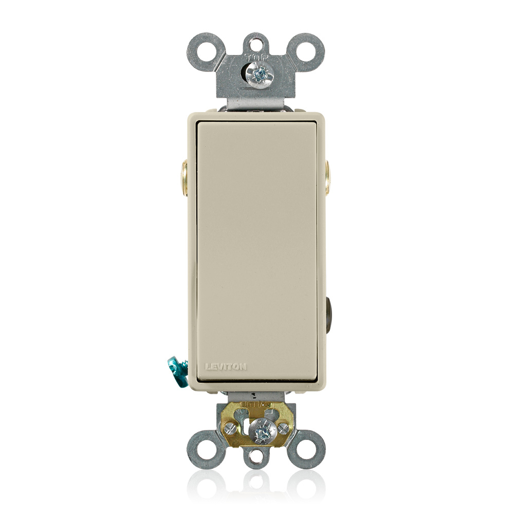 5623-2I Self-Grounding AC Quiet Switch, 120/277 V AC, 20 A, 1 hp, 2 hp Power Rating