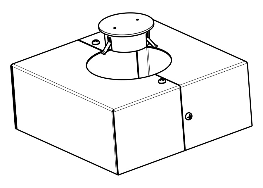 BCK-RT6/15 Tapered Base Cover and Cap Kit, For Use With 6 in x 15 ft Round Pole