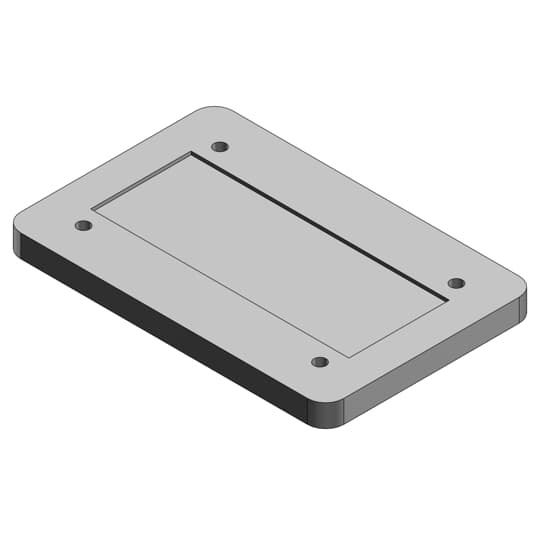 DS100G-TB T&B FS/FD Blank Device Box Cover, Cast Aluminum