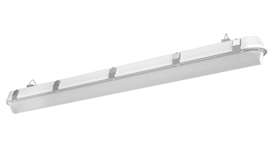 SHARK4-36YNW/D10 Linear Washdown, 36 W Fixture, 120/208/240/277 VAC, White Housing
