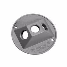 TP7309 Weatherproof Outlet Lamp Holder Cover, 4-1/2 in Dia, Die-Cast Aluminum
