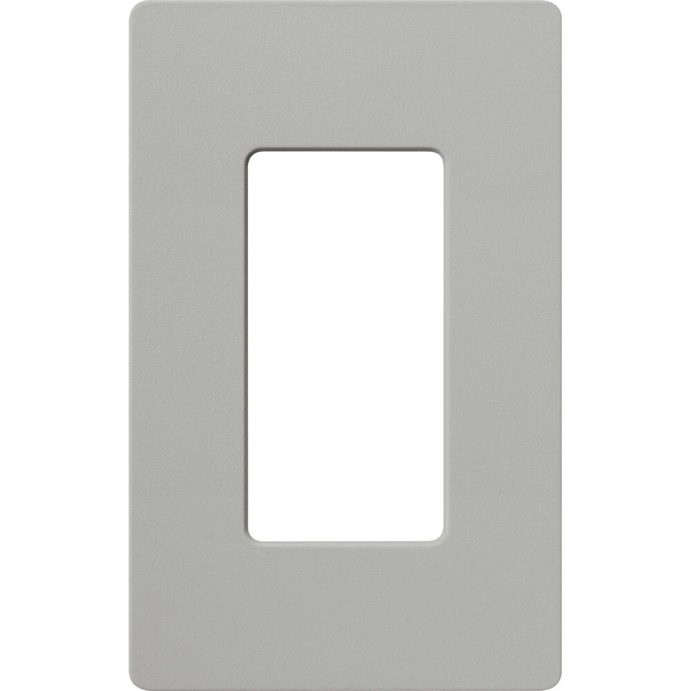 SC-1-PB Claro Wall Plate for Decorator-Style Dimmers, Switches, and Outlets, 1 Gang, Satin, Pebble