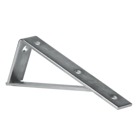 Bracket, 90 Degree, Height 4 Inches, Length 8-1/2 Inches, Width 1-5/8 Inch, Hole Diameter 9/16 Inch, Design Uniform Load 650 Pounds (A1200 Series) 500 Pounds (A1400 Series), Steel