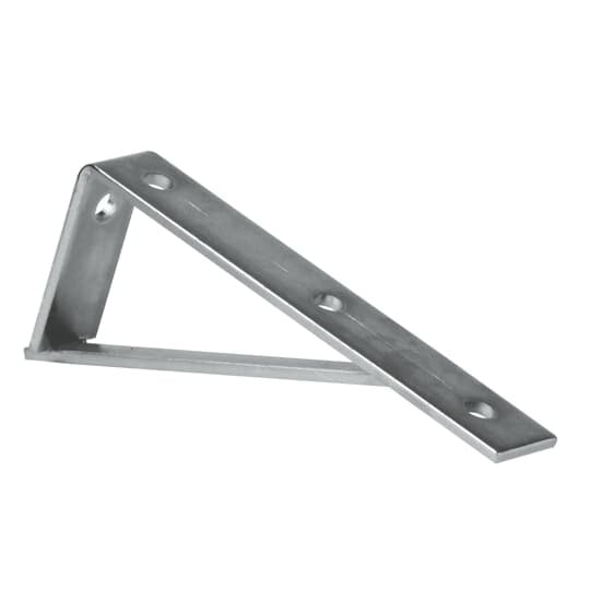 S204 Superstrut 90 deg Angle Bracket, (3) Holes, 8-1/2 in L x 1-5/8 in W x 1/4 in THK, Steel