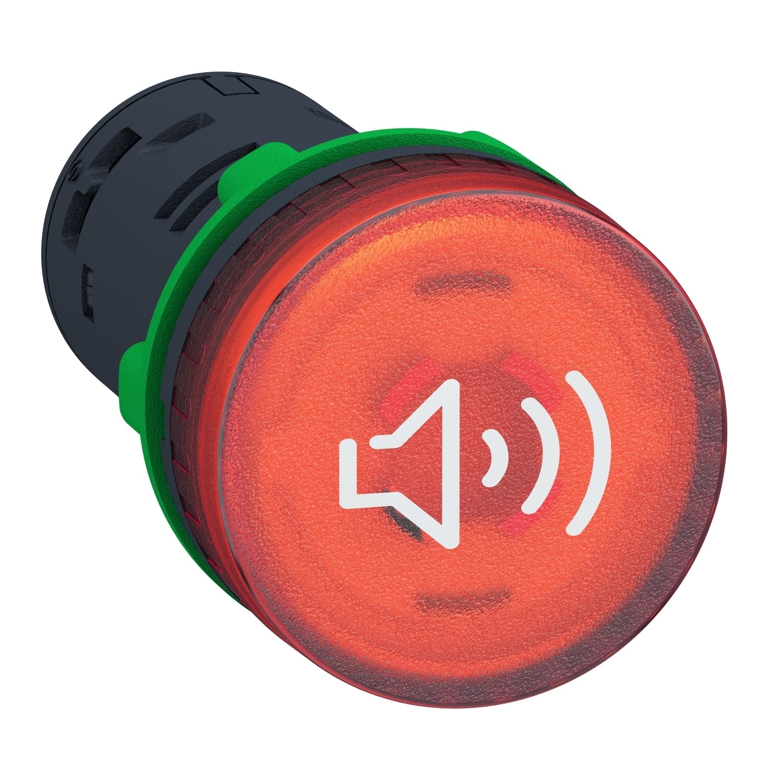 XB5KS2B4 Harmony XB5 Annunciator Continuous/Intermittent Tone Illuminated Buzzer, 24 V AC/DC, <=58 mA, 2 Tones, 90 dB at 6.8 kHz Sound, Red