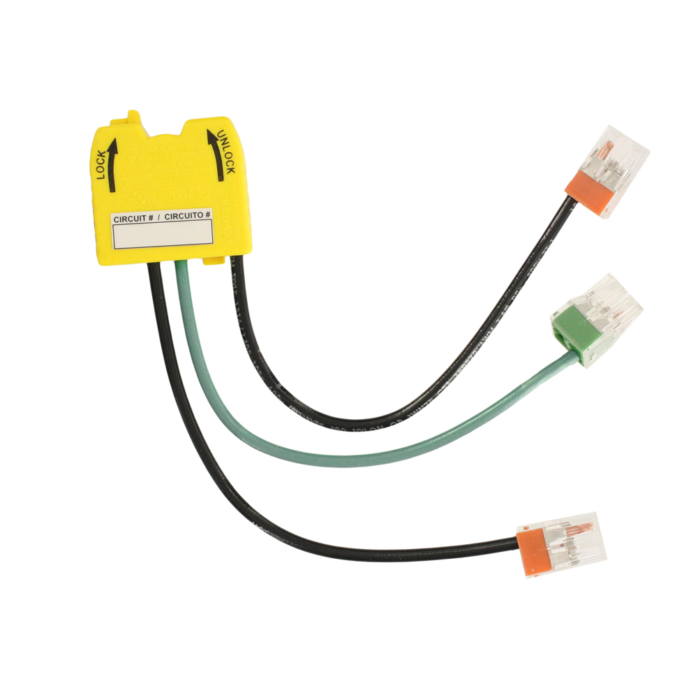 MSPSW-WST 3-Wire Angled Modular Wiring Module, For Use With Lev-Lok Single Pole Toggle Switches, 20 A, 347 V AC Max, Yellow