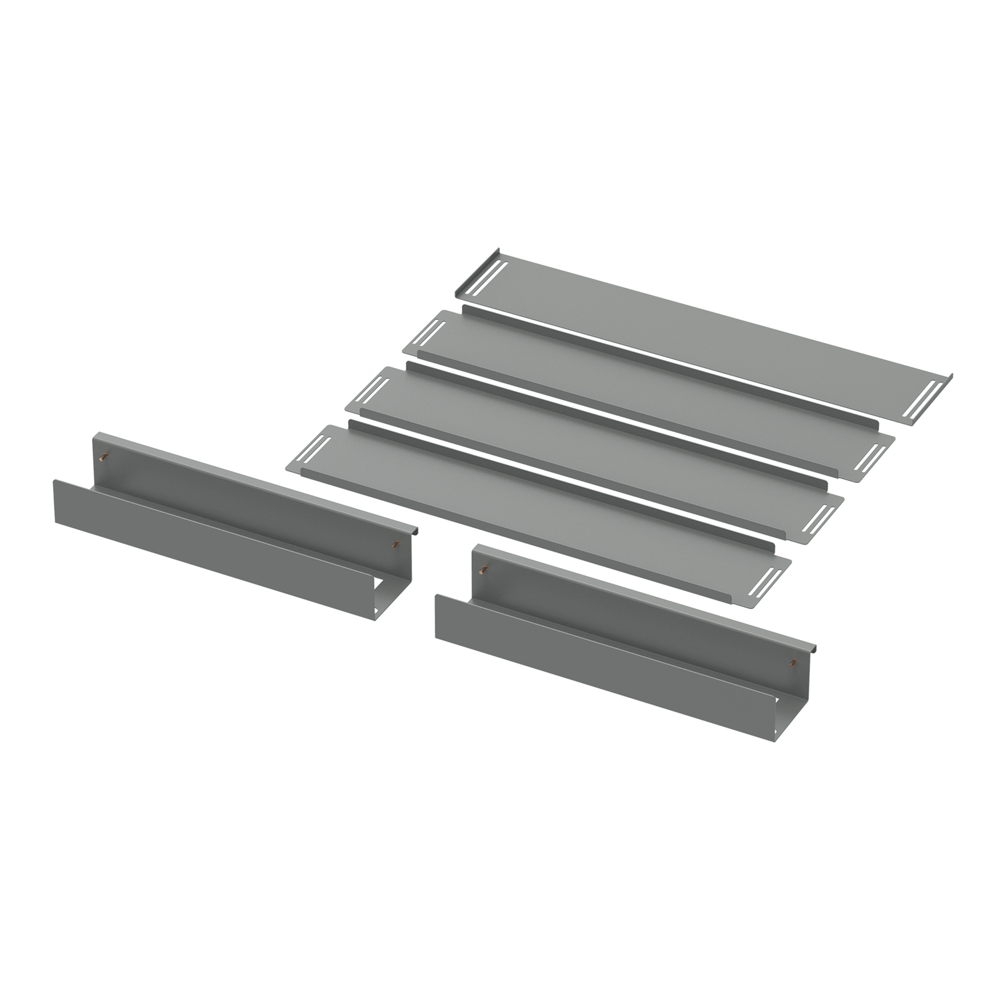AU4024SFF Sliding False Floor, 14 ga Mild Steel, Gray