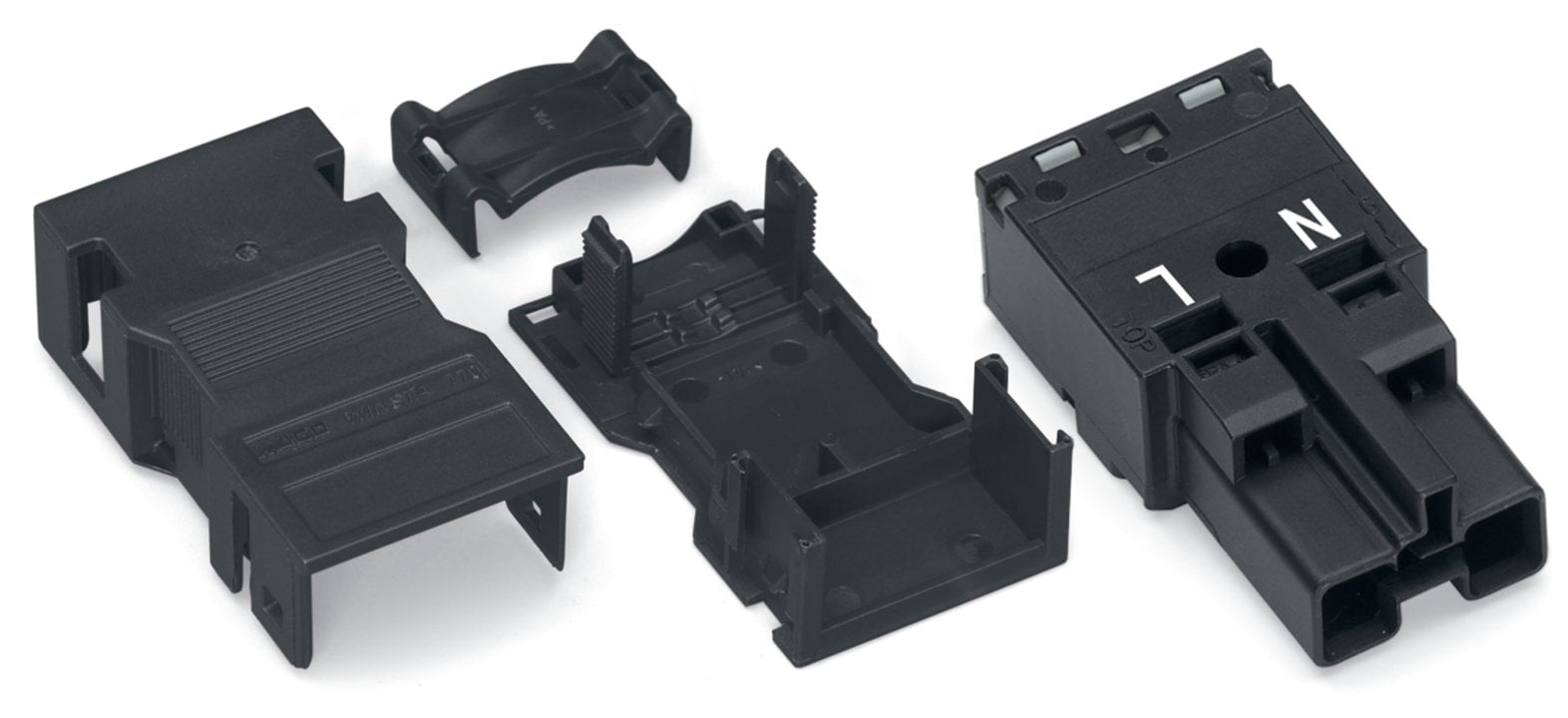 770-112/041-000 770 2-Pole Plug, 250 V, 0.35 in Wire, 4 Positions, 0.39 in, Polyamide (PA66)