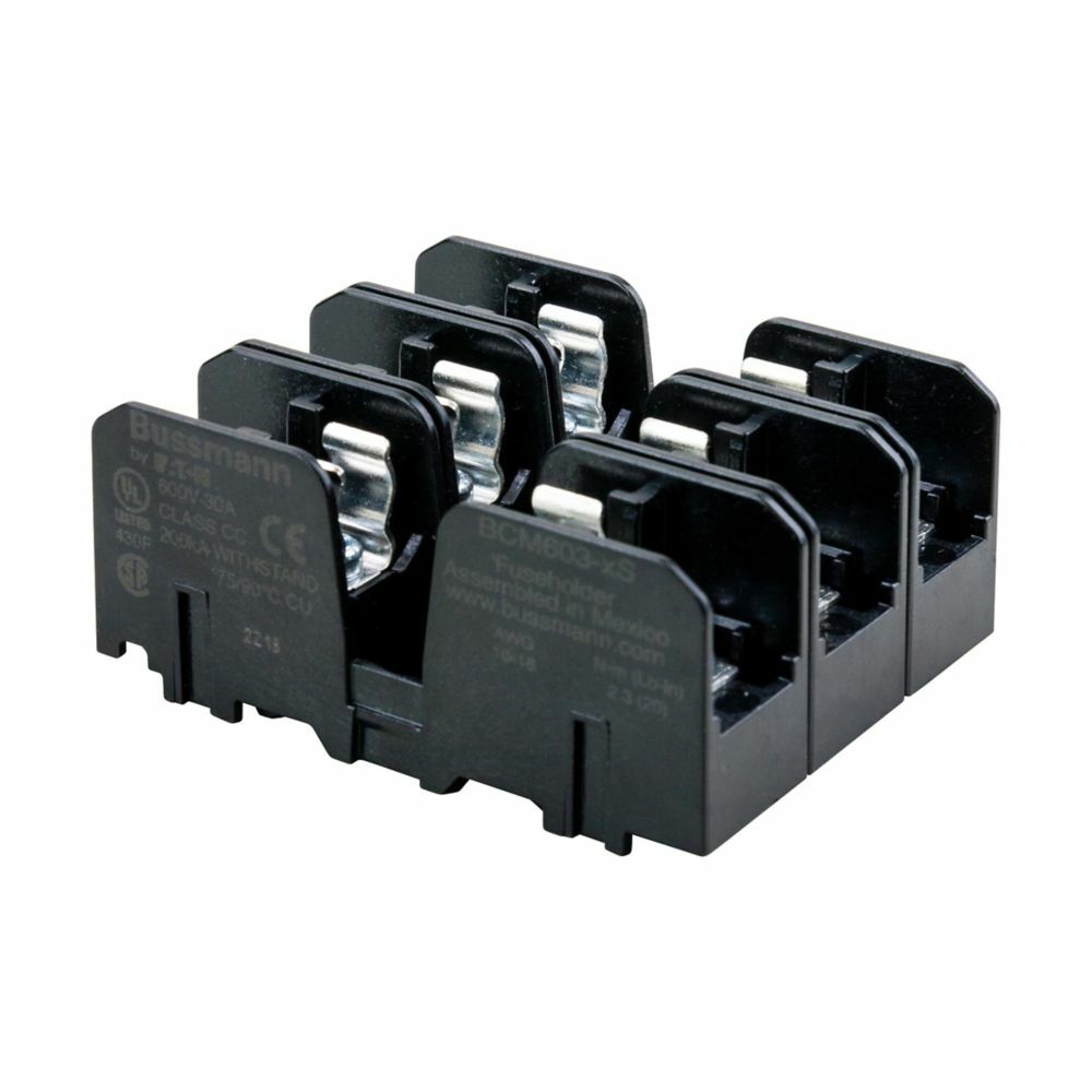 Eaton Bussmann series BCM modular fuse block, Modular fuse block, Screw, Three-pole