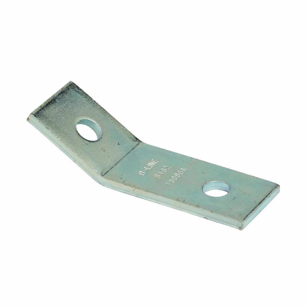 B162ZN Open Angle, 2 Holes, 30 deg Bend, Steel