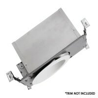 17025SSA Super Sloped Recessed Housing, Incandescent Lamp, IC Insulation, 120 V AC, 7-1/4 in Ceiling Opening, Aluminum Housing