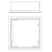 12126-FM Premier 1-Solid Door Slotted Electrical Enclosure, 12 in W x 6 in D x 12 in H, NEMA 4/12 NEMA Rating, Carbon Steel