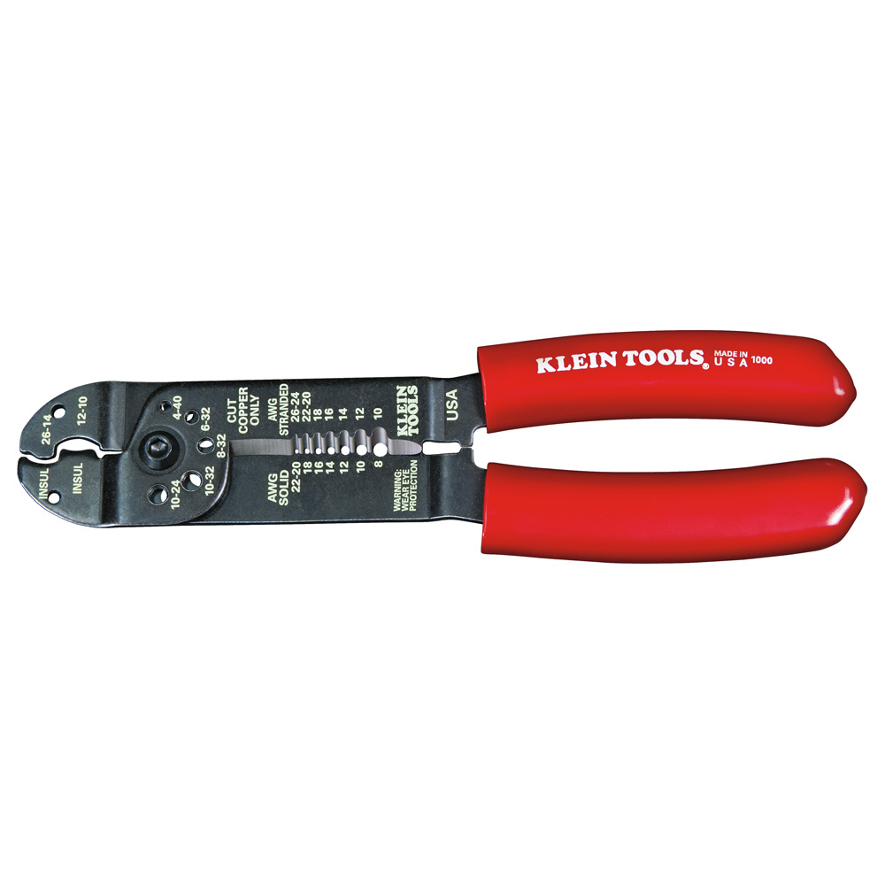 1000 6-In-1 Multi-Purpose Stripper, 26 to 10 AWG Stranded, 22 to 8 AWG Solid Cable/Wire