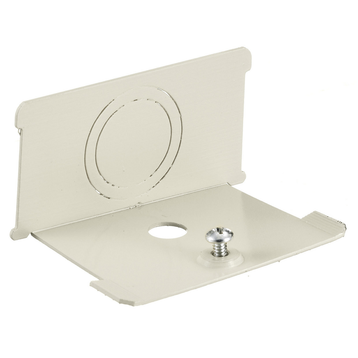 HBL3010BIV Standard End Cap, For Use With HBL3000 Metal Raceway, Rolled Steel, Ivory