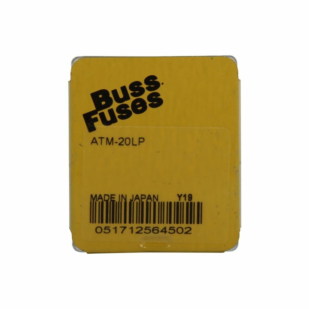 ATM-20LP Fast Acting Fast Blow Low Profile Mini Automotive Fuse, 20 A, 32 V DC, 1 kAIC Interrupt