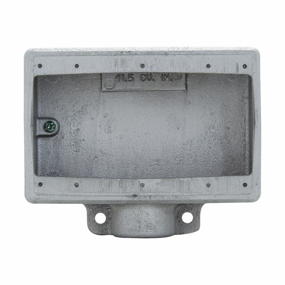 FD23 Condulet 1-Entry Deep Device Box, 3/4 in Trade, 3 Gangs, Sand Copper-Free Aluminum, Natural