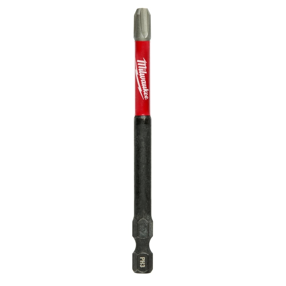 48-32-4563 Shockwave Impact Duty Impact Power Bit, #3 Phillips Point, 3-1/2 in OAL, 1/4 in, Alloy Steel