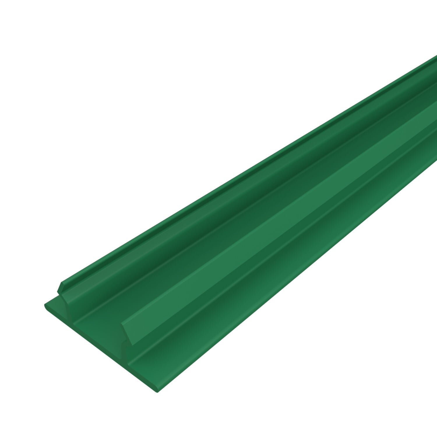 P3184P-10GR Closure Strip, 10 ft L x 1-5/8 in W, For Use With 1-5/8 in Channel, Noryl Plastic, Perma-Green III