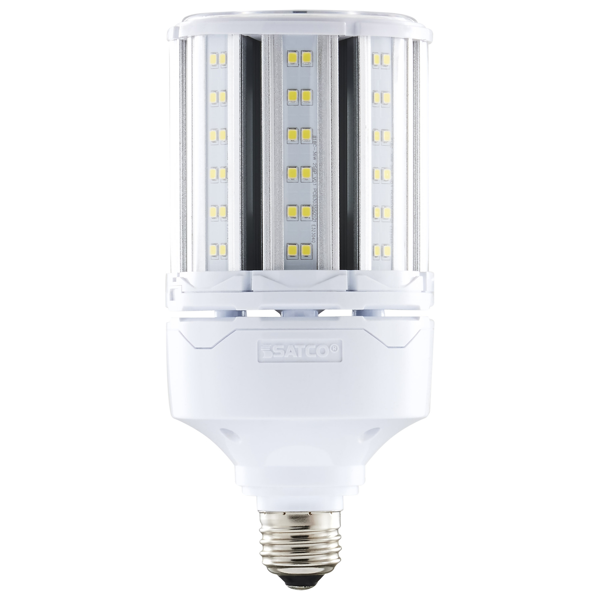 S49392 Replacement HID, 36 W, E26 Lamp Base, Corncob Shape, 4968 Lumens