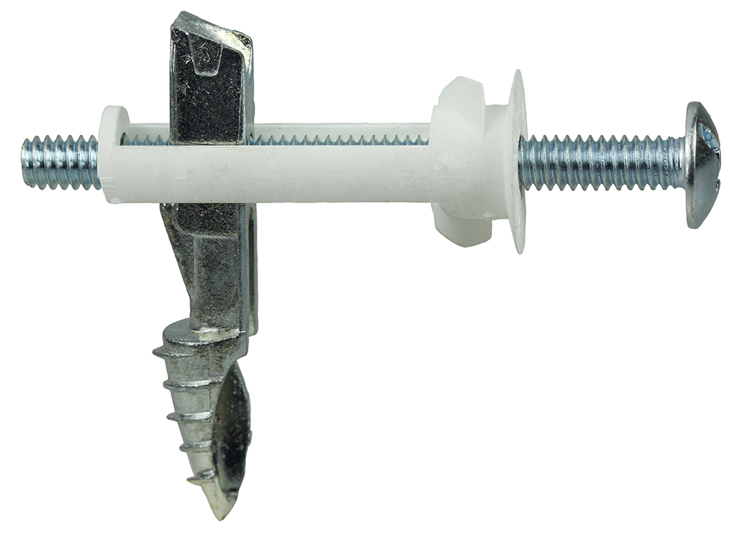 WDT83BX Wall Board Toggle Kit, 1/8 x 3 in Screw, Engineered Metal/Plastic
