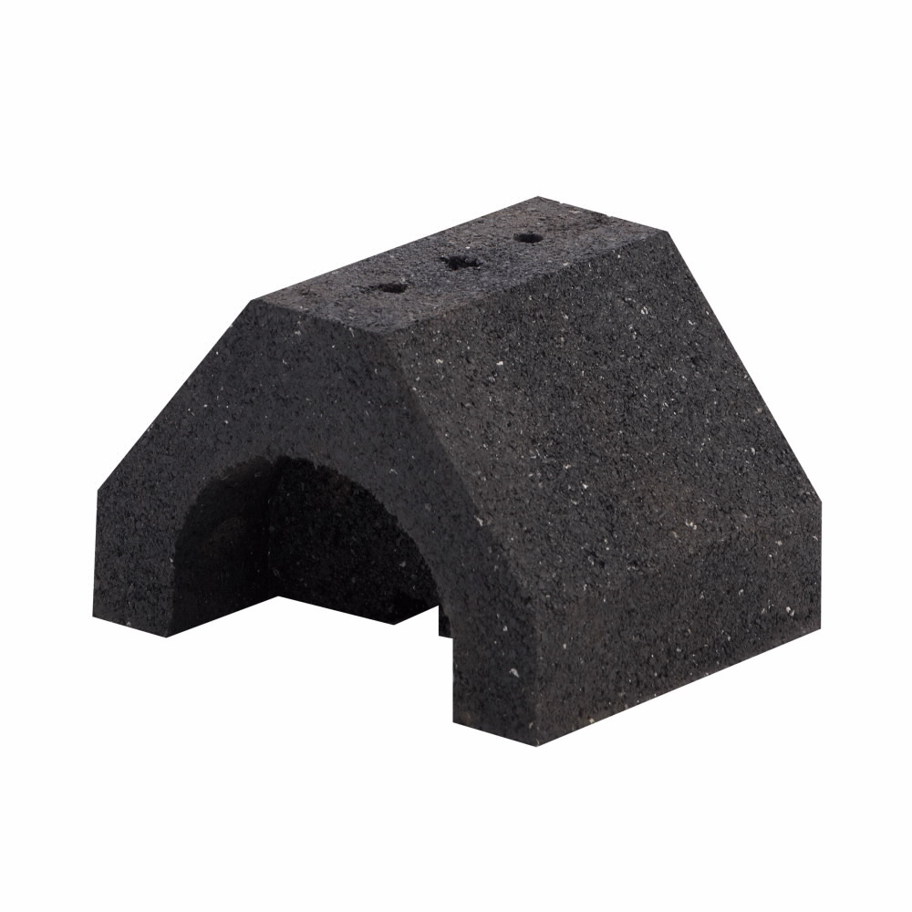 DBM Dura-Blok Rooftop Support Base, 6-1/8 in L x 4.8 in W, Rubber