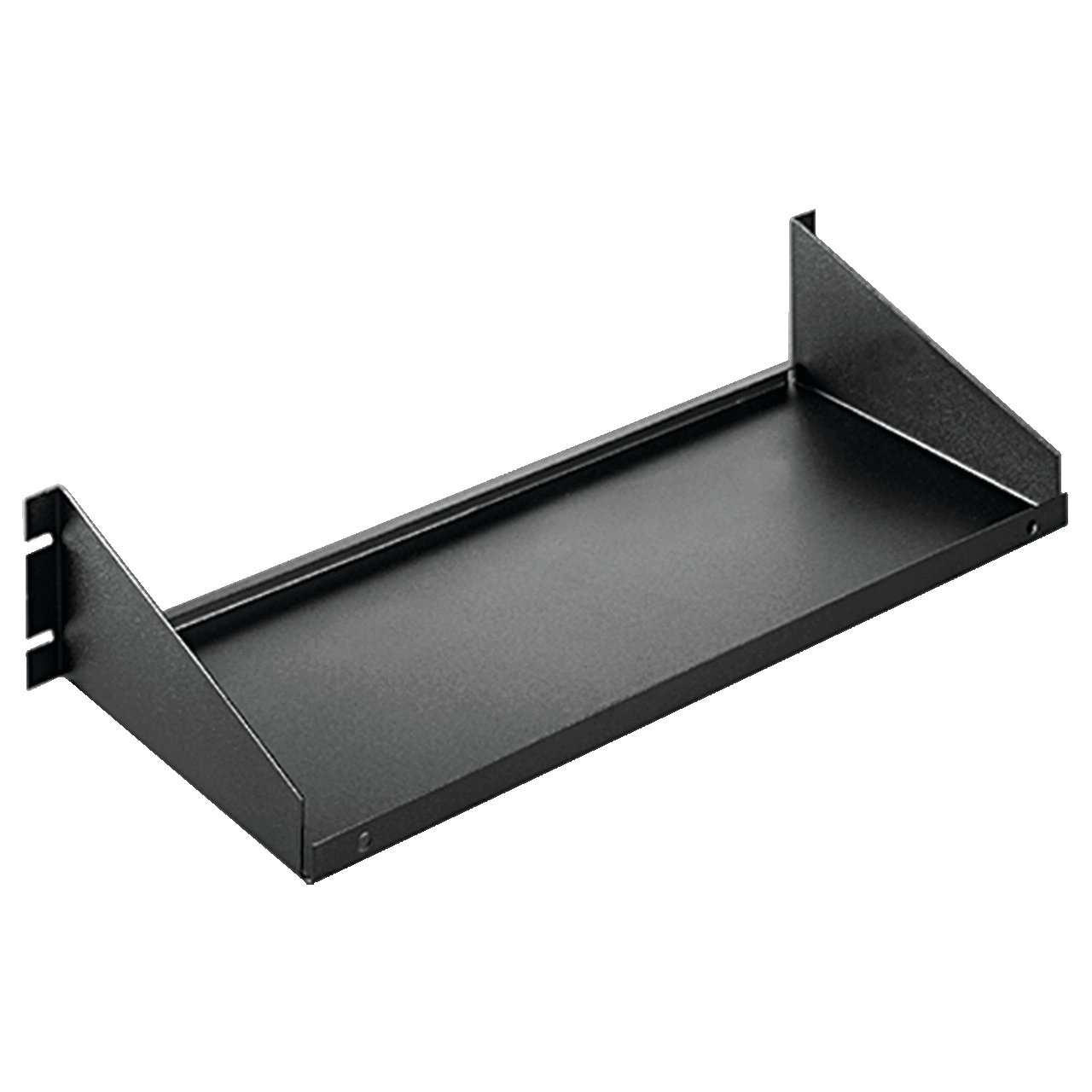 ESH1915 Rack Mount Single Sided Solid Shelf, 3.74 in H x 19 in W x 15 in D, 2 Rack, Steel