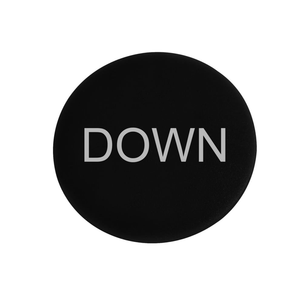 M22-XD-S-GB4 RMQ-Titan M22 Flush Non-Illuminated Button Plate, 22.5 mm, NEMA 4X/21/IP67/IP69K NEMA Rating, Round Shape, DOWN Legend, Plastic