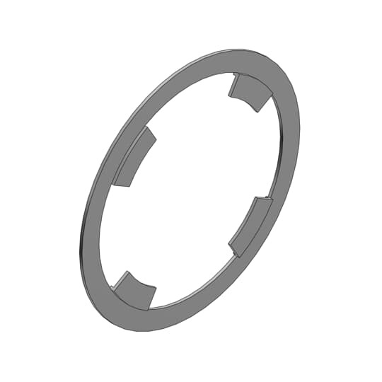 3714 T&B Reducing Washer, 2 x 1/2 in, For Use With Rigid/IMC Conduits, Steel, Hot Dipped Galvanized