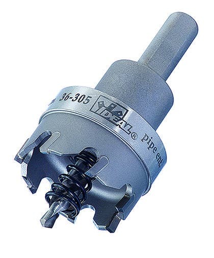 TKO Carbide Tipped Hole Cutter, 1-3/8 IN Hole, For 1 IN Conduit Pipe