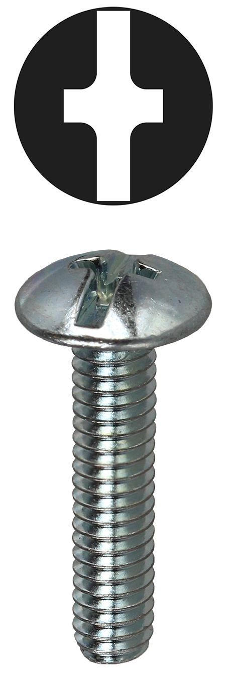 632TCS Assorted Combination Machine Screw Kit, Steel, Truss Head, Phillips/Slotted Drive, 370 Pieces