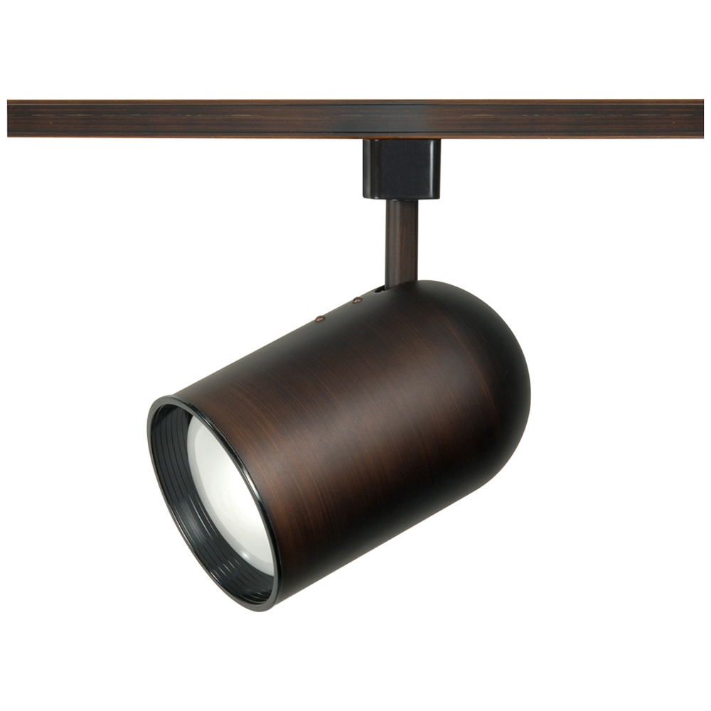 TH346 Transitional Track Lighting Head, Incandescent Lamp, 75 W Fixture, 120 V AC, Bullet Cylinder Head, 9-1/2 in Max Extension