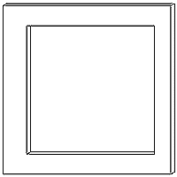 PMKCC200 Panel Mount Kit, 3-Piece, For Use With C48, T48 and PXU Series 1/16 DIN Panel Meter, Steel, Black Oxide