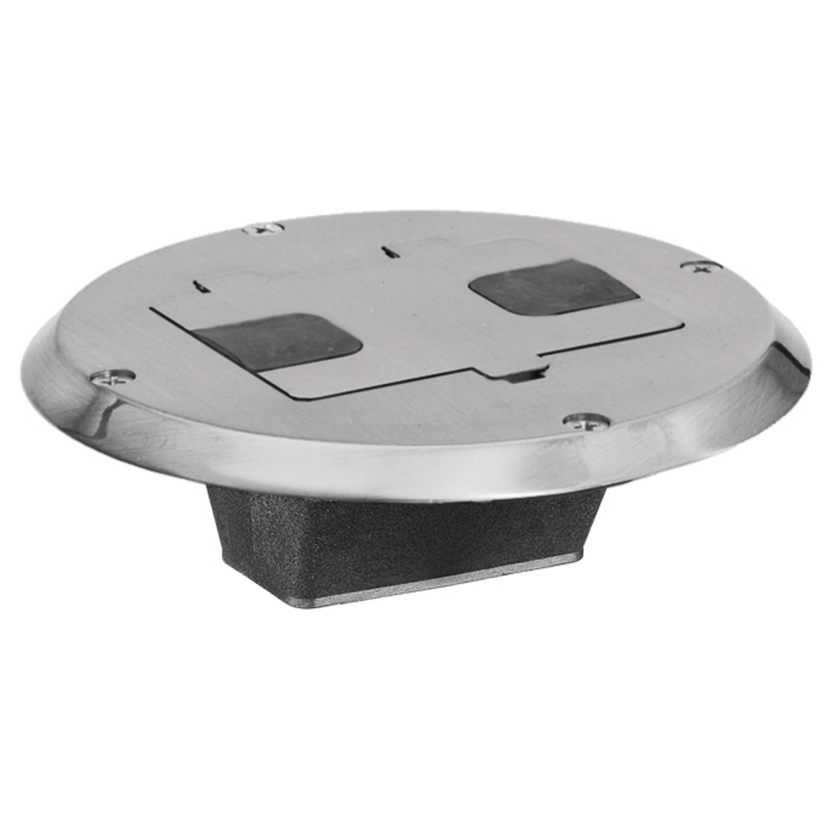 RF506NI Replacement Standard Floor and Wallbox With Flange, Stamped Steel, 28 cu-in Capacity