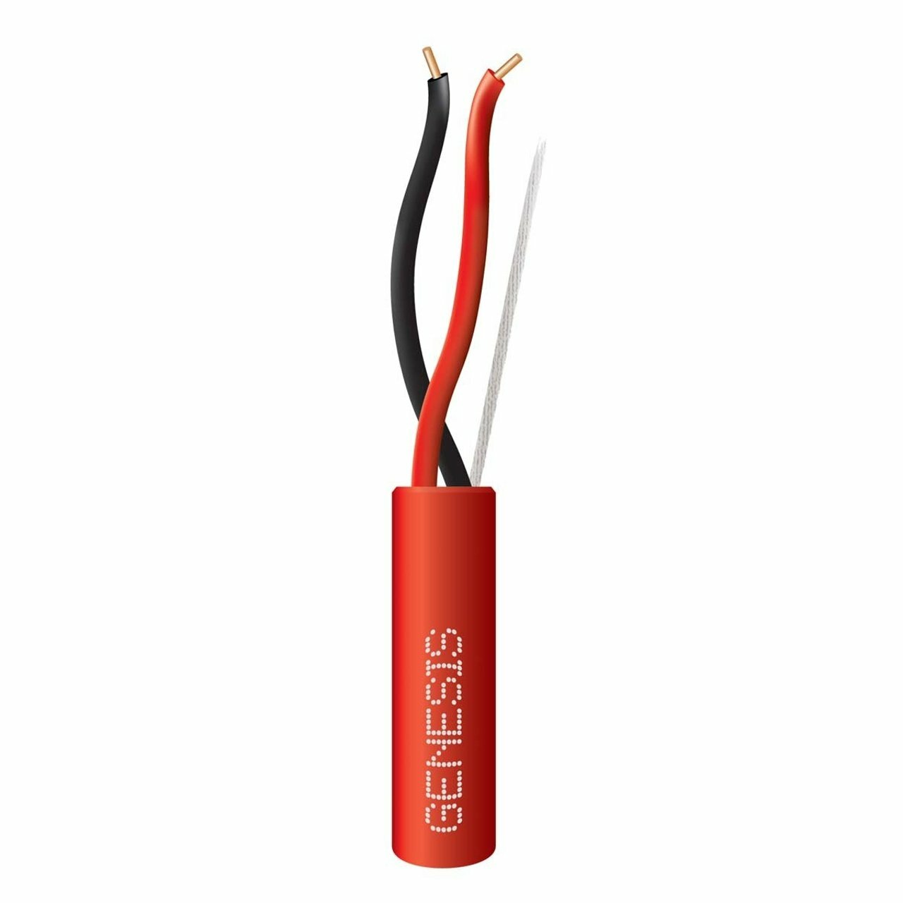 18/2 SOLID CABLE - 1000 FT PULL BOX - RED